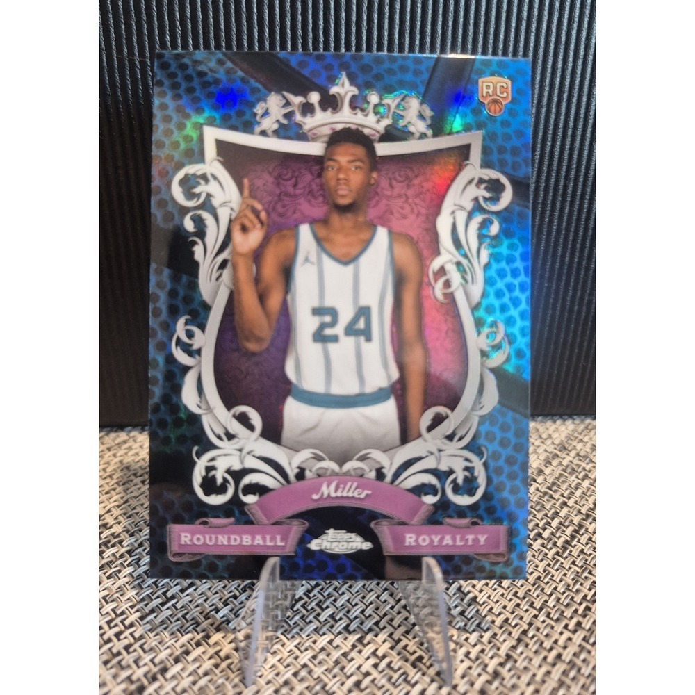 2024 Topps Chrome Brandon Miller #RR-27 Roundball Royalty Blue Basketball (RC)